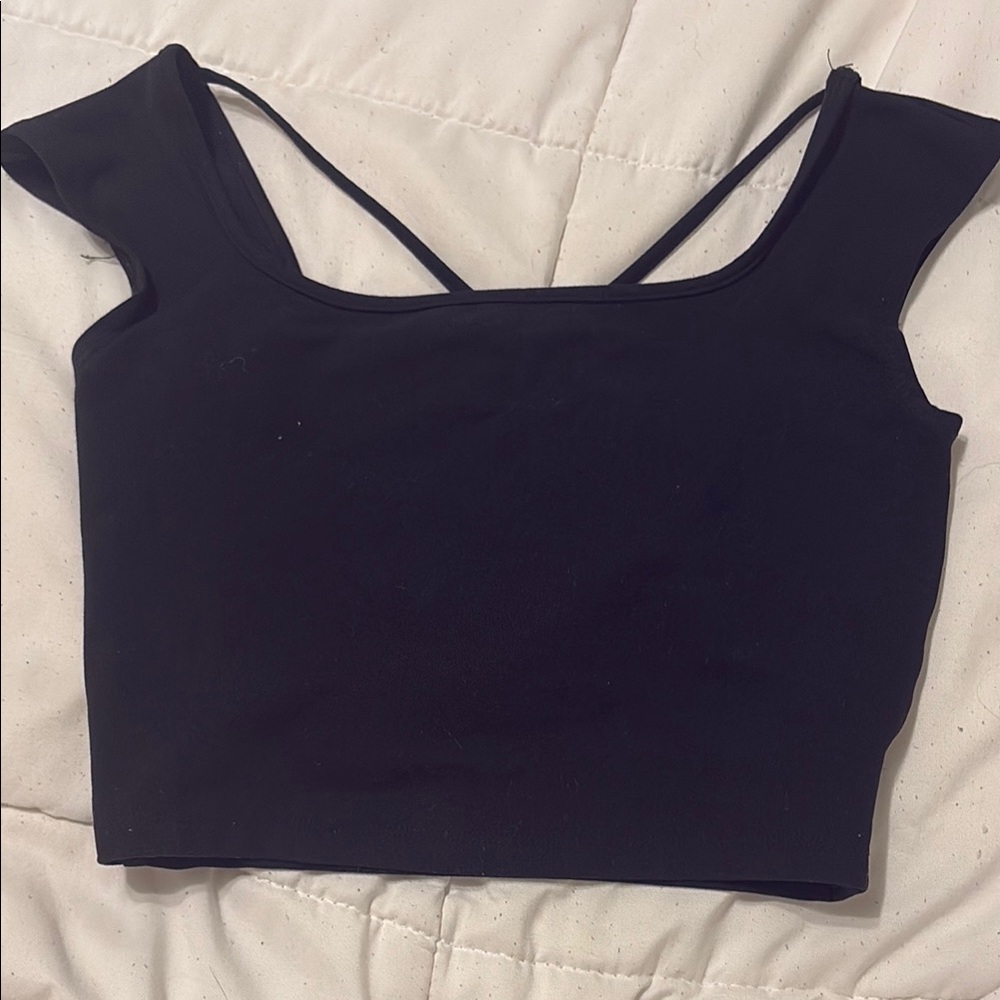 Wild Fable Black Strappy Tank Top